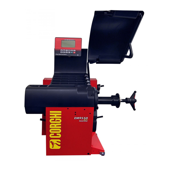 Corghi EM9550 C plus LaserLine Quick Start Manual