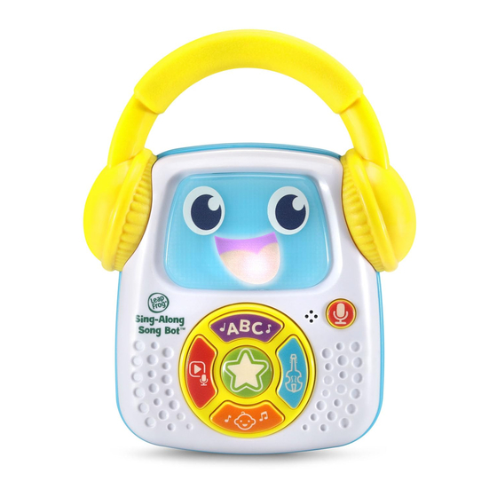 LeapFrog Sing-Along Song Bot Instruction Manual