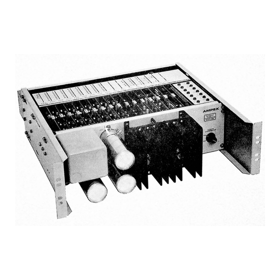 Ampex 1090 Operation And Maintenance Manual