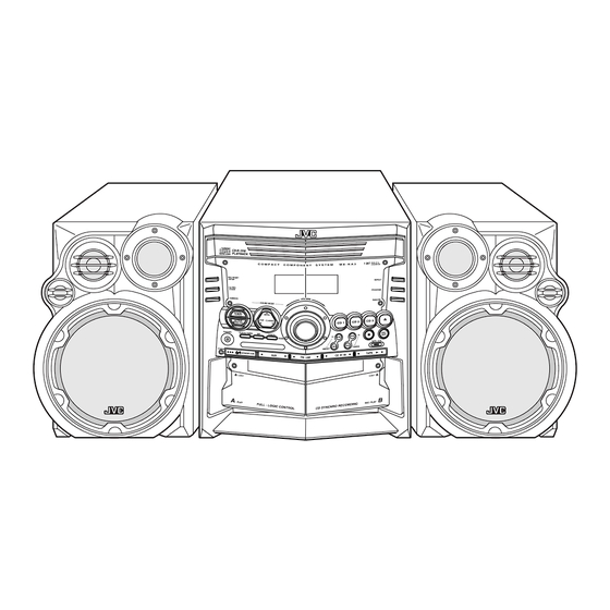 JVC MX-KA3 - Mini Shelf System Instructions Manual