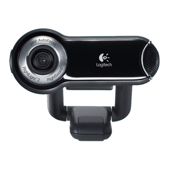 Logitech 960-000313 - Quickcam Pro 9000 User Manual