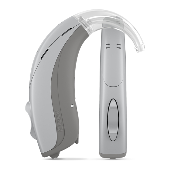 Widex Dream D-FA User Instructions