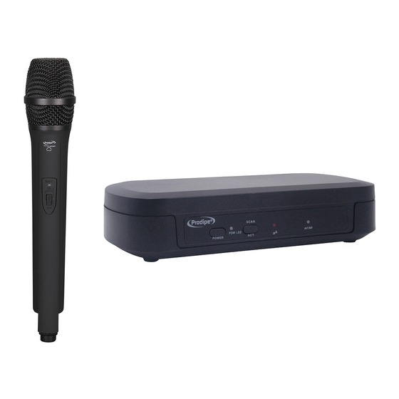 Prodipe TT100 Solo User Manual