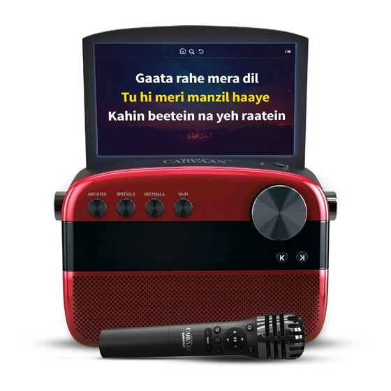 Saregama Carvaan Karaoke User Manual