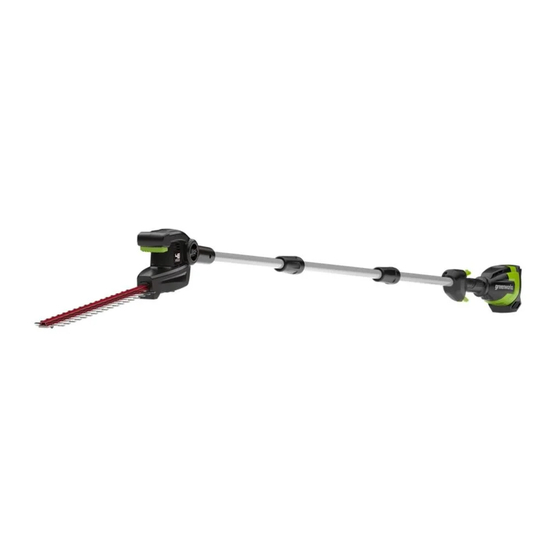 GreenWorks G48PHT Cordless Hedge Trimmer Manuals
