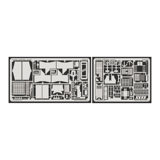 Eduard VAB 6x6 exterior Quick Start Manual