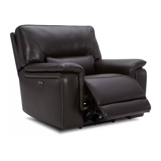 User Manuals: Costco 341948 Leather Power Recliner