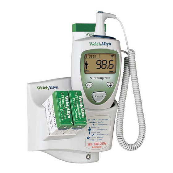Welch Allyn SureTemp PLUS Quick Start Manual