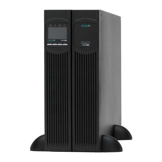 Online USV XANTO 6000 Quick Start Manual