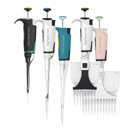 Gilson MyPIPETMAN Select Manual