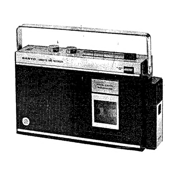 Sanyo MR-410 Service Manual