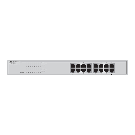 Allied Telesis AT-GS900/16 Installation Manual