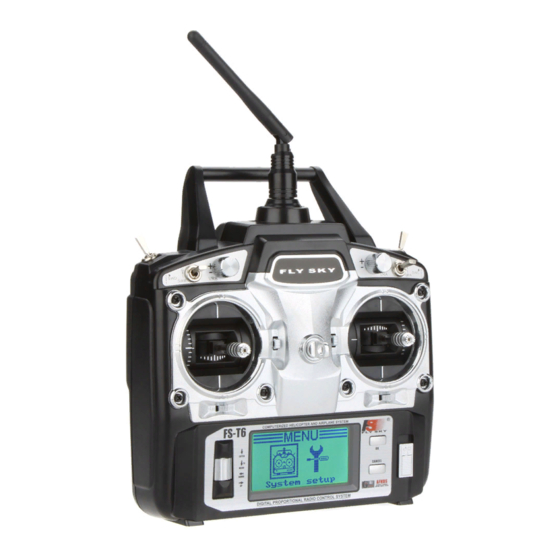 Fly Sky FS-T6 Remote Control Transmitter Manuals