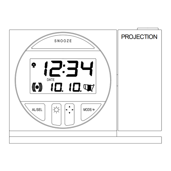 La Crosse Technology Radio Controlled Projection Alarm WT-5600 Instruction Manual
