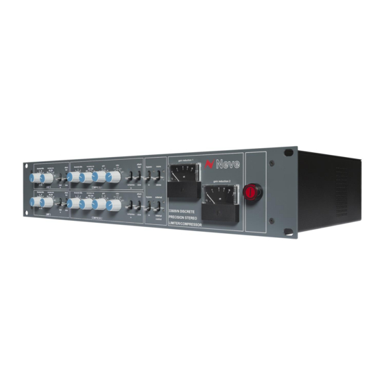 Neve 33609/N User Manual