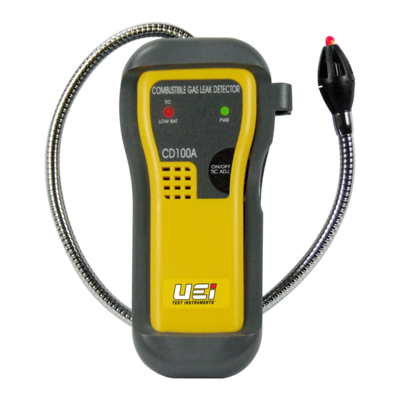 UEi CD100A Instruction Manual