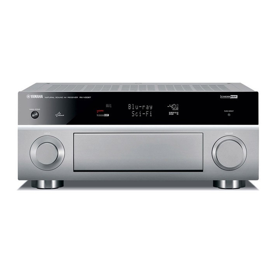 Yamaha RX-V2067 Firmware Update