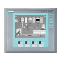 Siemens SIMATIC KTP600 Basic Operating Instructions Manual