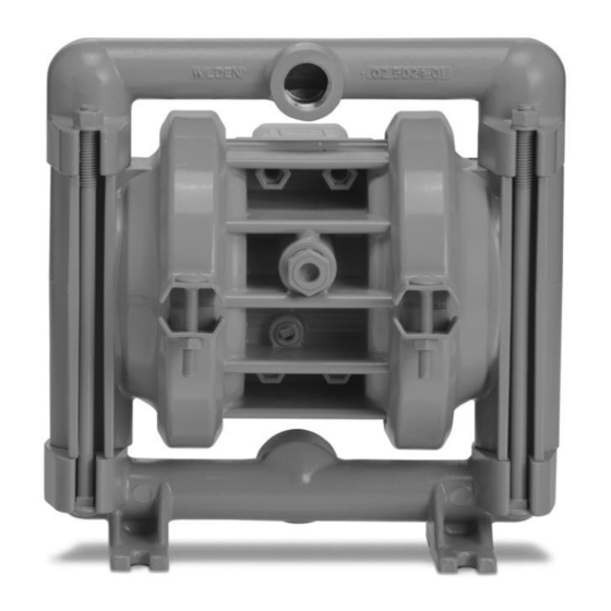 PSG Dover WILDEN PRO-FLO P2 Engineering, Operation & Maintenance