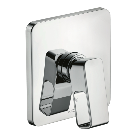 Hans Grohe AXOR Urquiola 11625000 Manuals