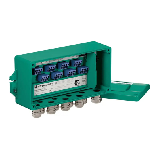 Pepperl+Fuchs FieldConnex D0-TI-Ex8 Series Instruction Manual