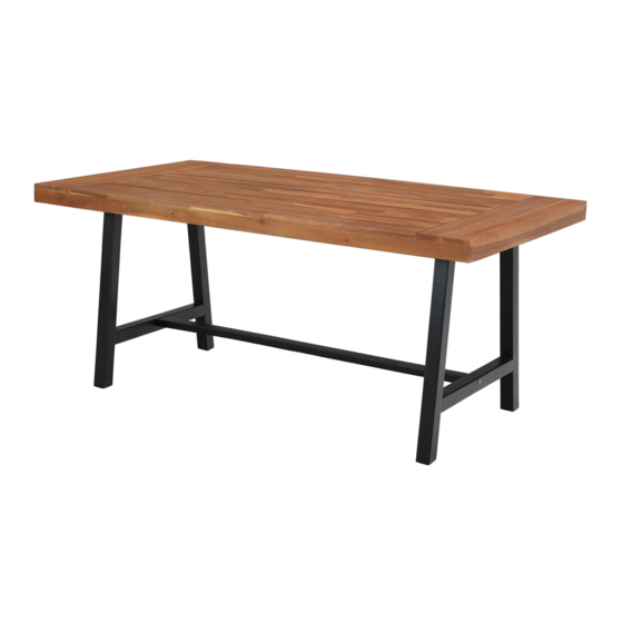 PHI VILLA PV-201 Wood Dining Table Manuals