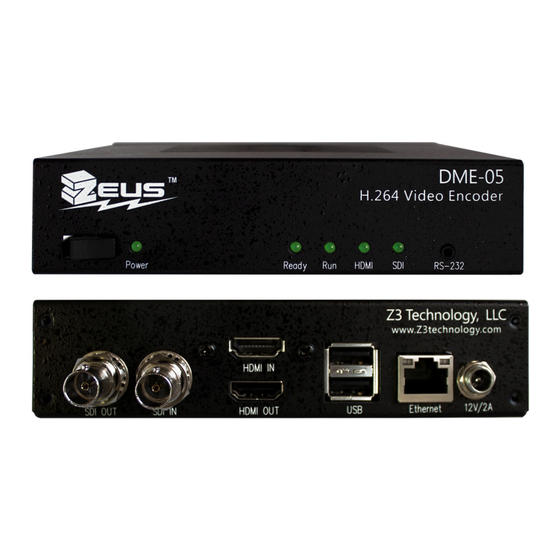 Z3 Technology DME-05 Manuals