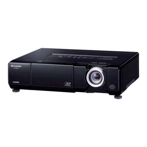 Sharp XV-Z15000 - DLP Projector - HD 1080p Manuals