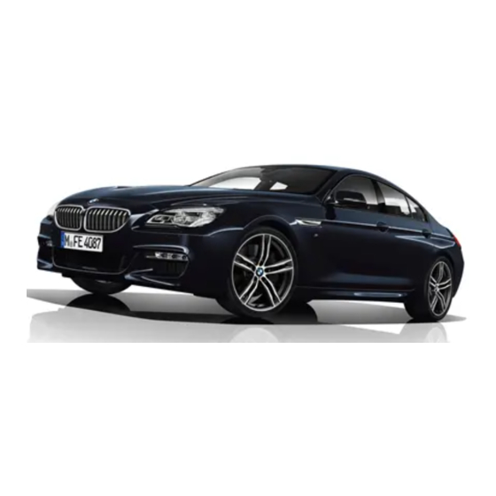 BMW 6 SERIES Owner's Manual