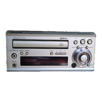 Onkyo CR-305X Service Manual