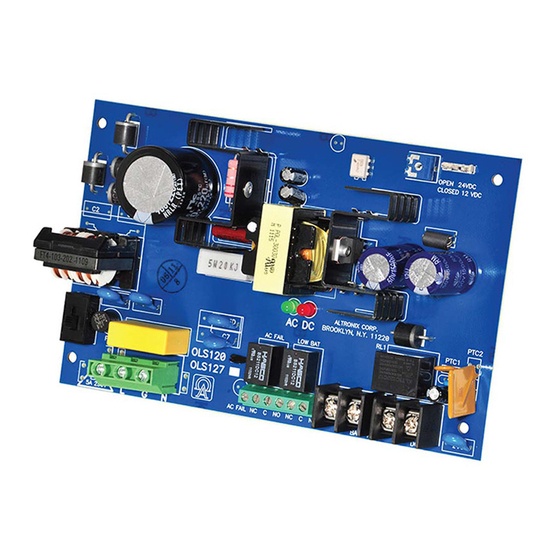 Altronix OLS120 Manual