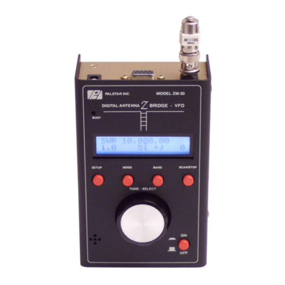 Palstar ZM30 Operating Manual