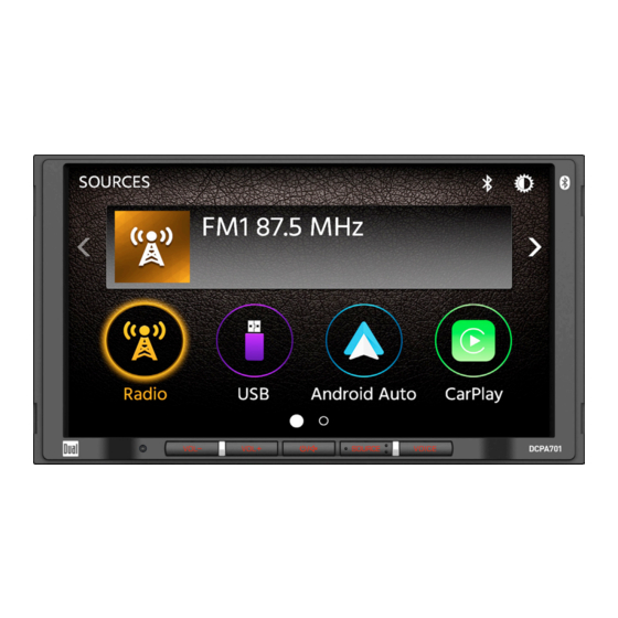 Dual DCPA701 Installation & Owner's Manual
