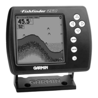 Garmin Fishfinder 240 Owner's Manual