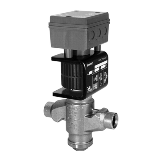 Siemens MVS661 N Series Mounting Instructions