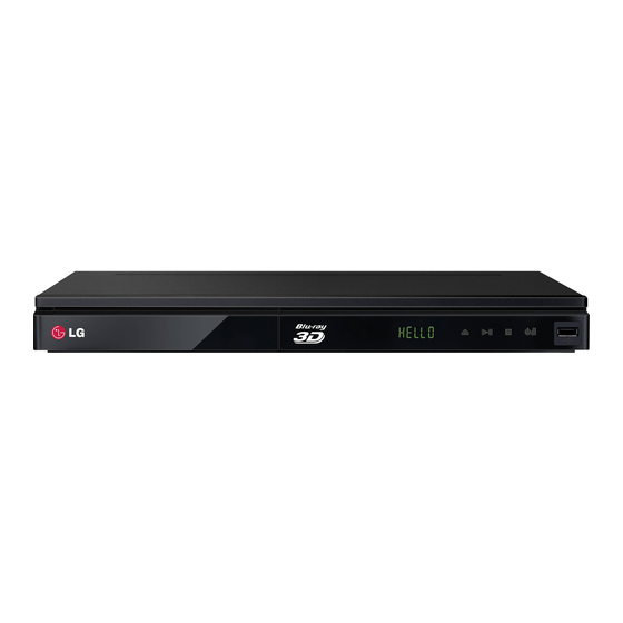 LG BP735 Owner's Manual