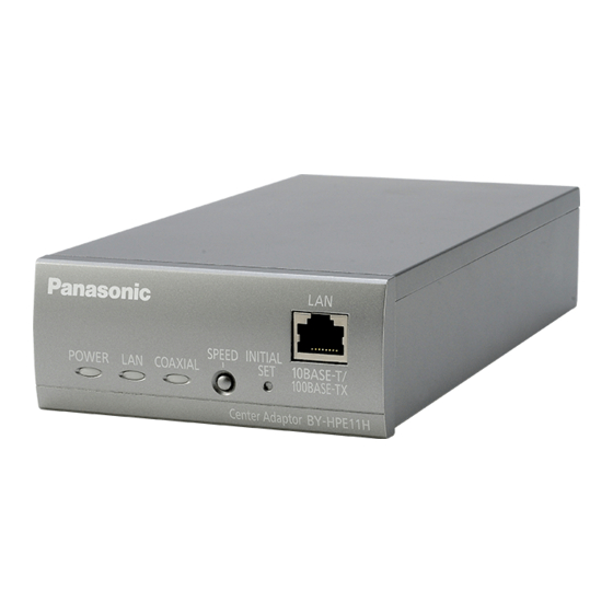 Panasonic BY-HPE11KTA Operating Instructions Manual