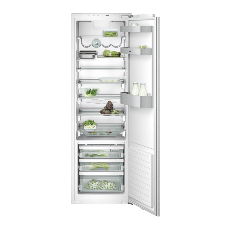 Gaggenau RC 289 Instructions For Use Manual