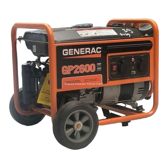 Generac Power Systems GP Series Owner's Manual