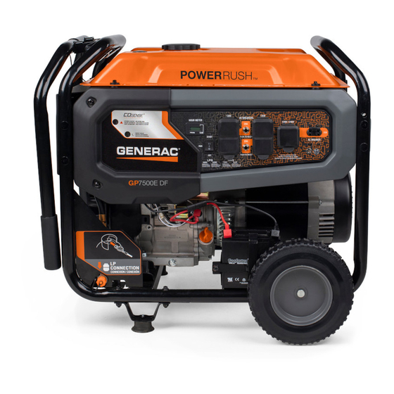 Generac Power Systems GP Series Owner's Manual