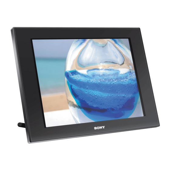 Sony DPF-D100 Specifications