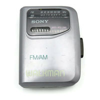 Sony WM-FX141 Service Manual