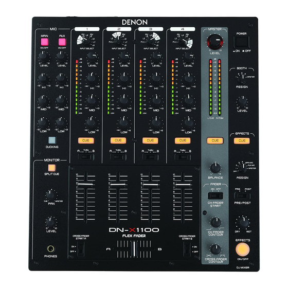 Denon DN-X1100 Owner's Manual