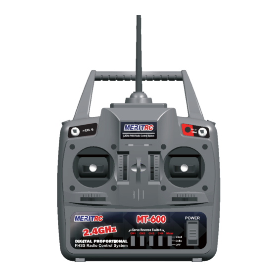 Merit RC MR-600 Manuals
