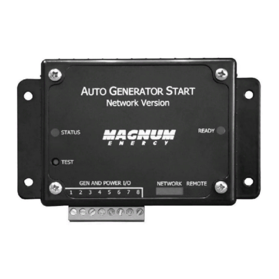 Magnum Energy ME-AGS-N Owner's Manual