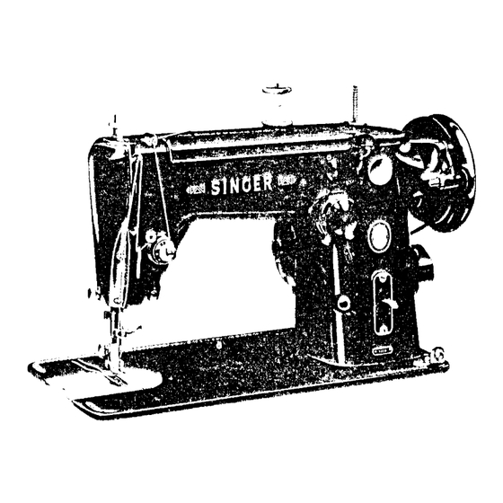 Singer 306K25 Parts List