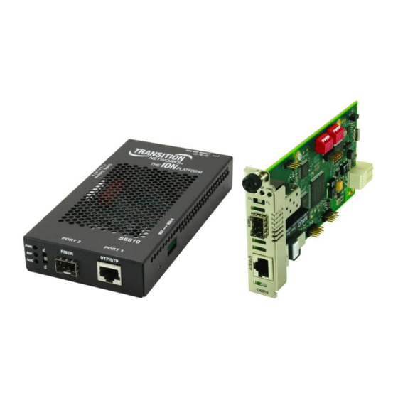 Transition Networks ION x6010 User Manual