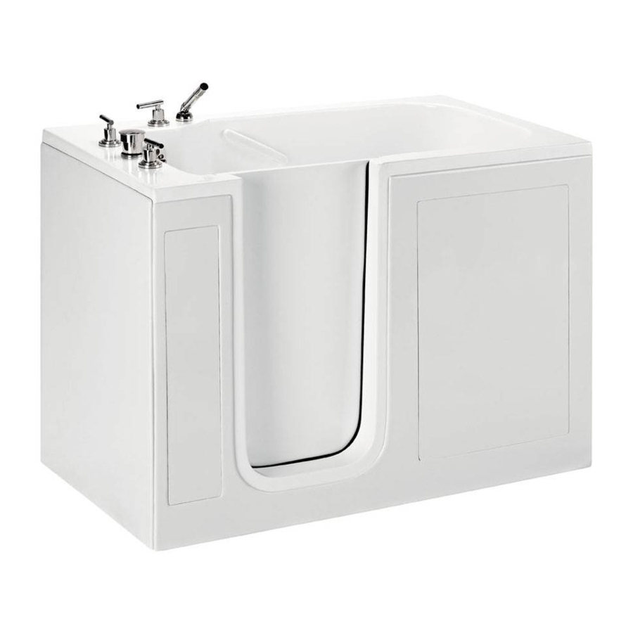 MTI BASICS Walk - in Tub Manual