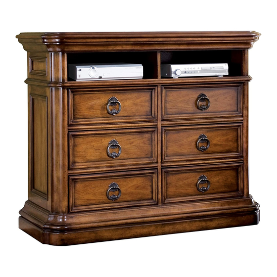 HOME MERIDIAN Pulaski Furniture San Mateo 662145 Assembly Instruction