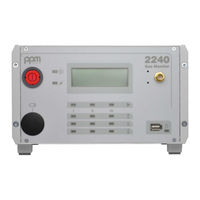 PPM 2240 PROcheck Instruction Manual